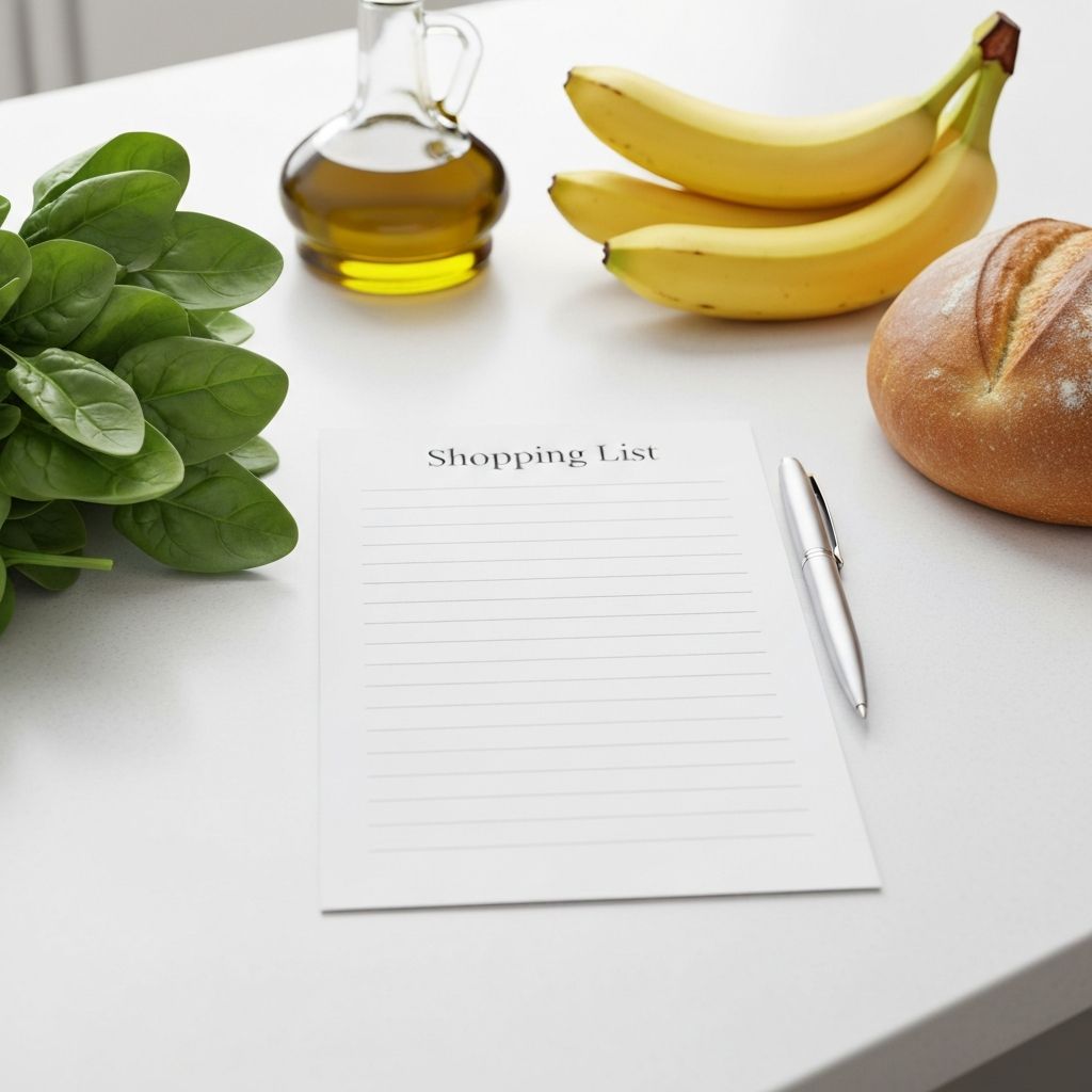 Grocery list planning