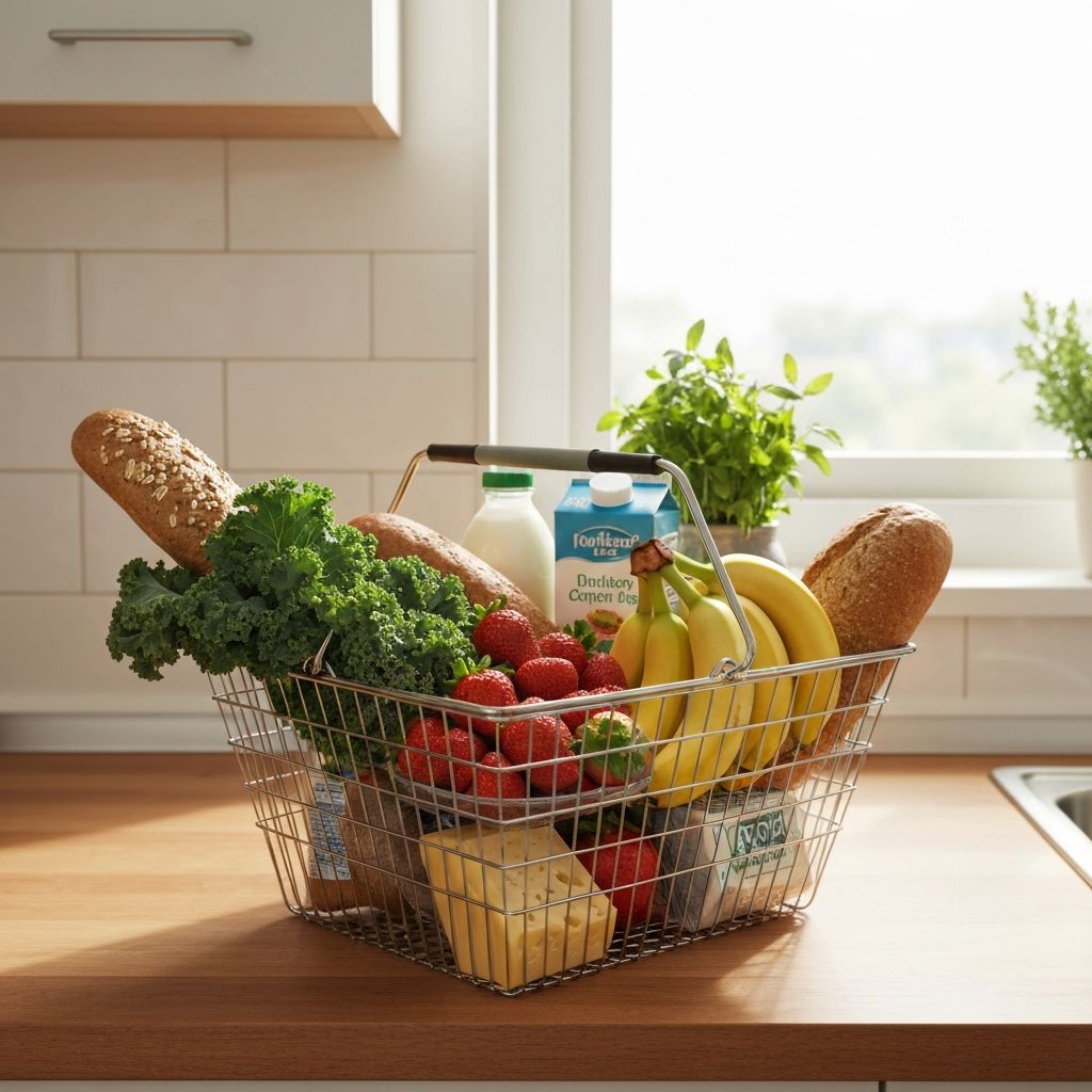 Example grocery basket one